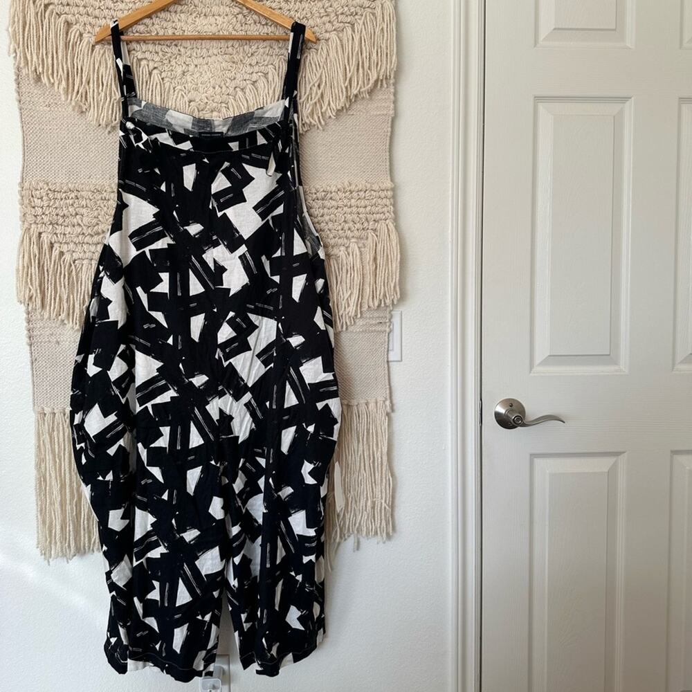 Universal Standard Kora Linen Blend Overalls NWT